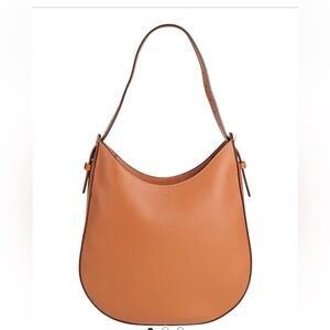 Tod’s luxury leather oversized shoulder bag large in saddle brown
